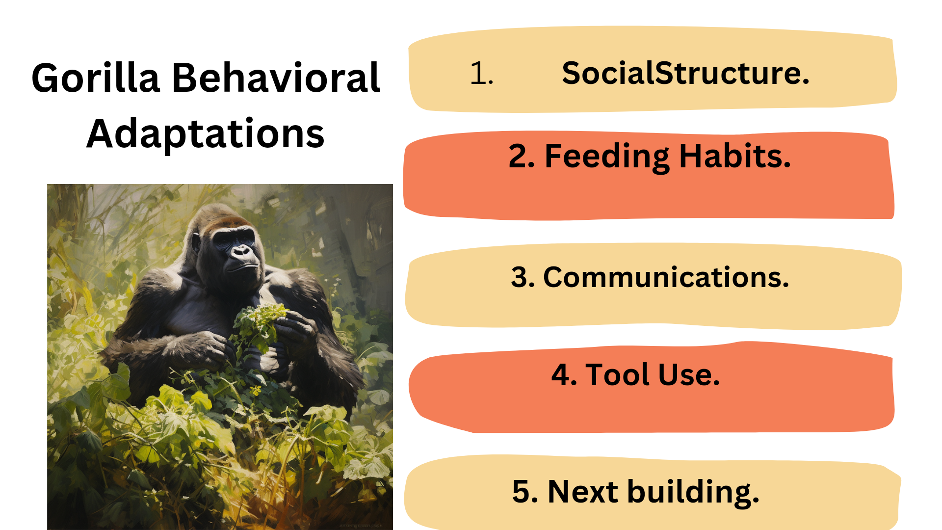 Unveiling The Secret Of Gorilla Behavioral Adaptation