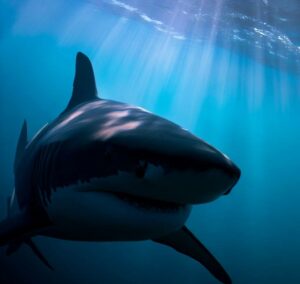 Grand requin blanc en Australie