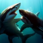 Marele rechini albi se luptă între ei