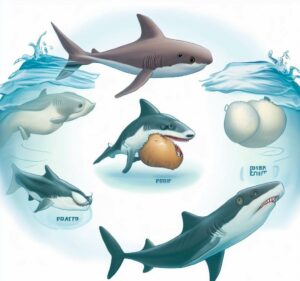 Levenscyclus van de grote witte haai