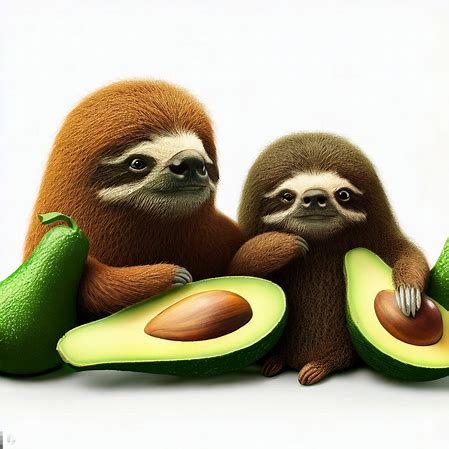 Sloths and Avocados
