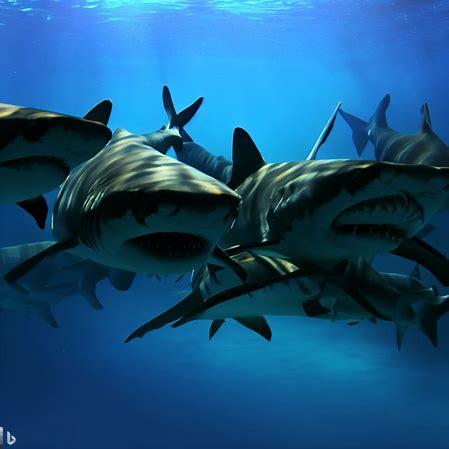 Schwimmen Tigerhaie in Rudeln?