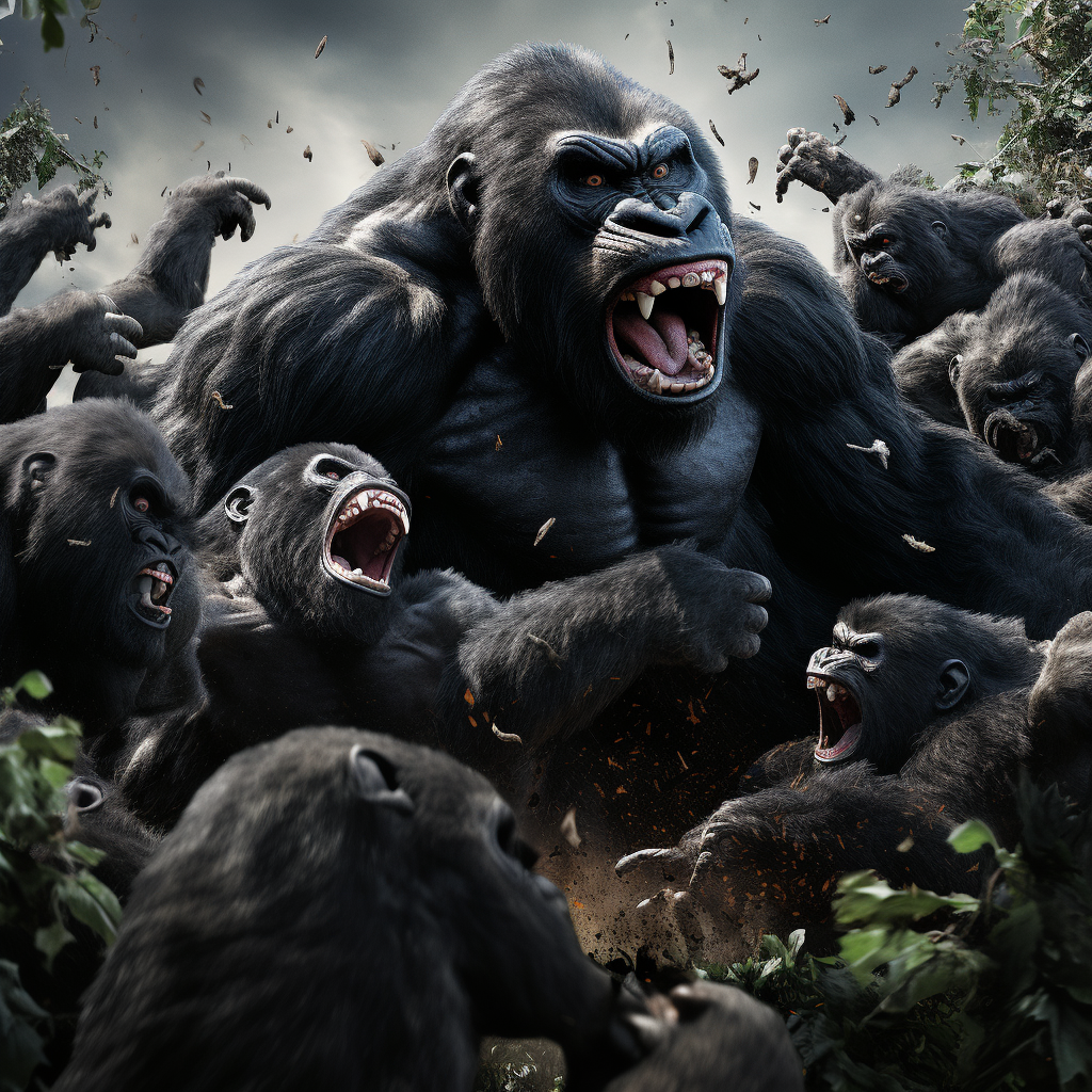 How Do Gorillas Attack