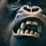 Os gorilas têm mandíbulas