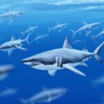 Ga op jacht naar grote witte haaien in groepen