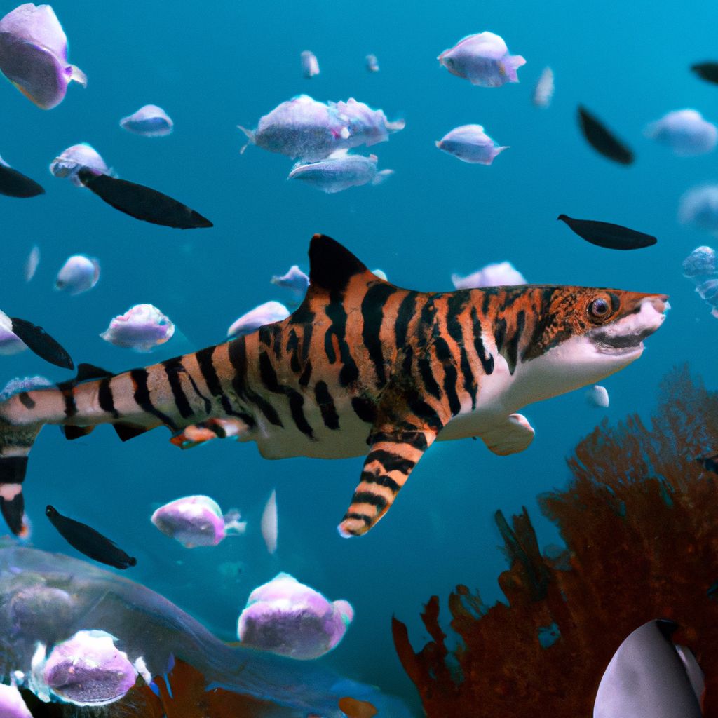 Οι καρχαρίες τίγρης τρώνε ψάρια κλόουν