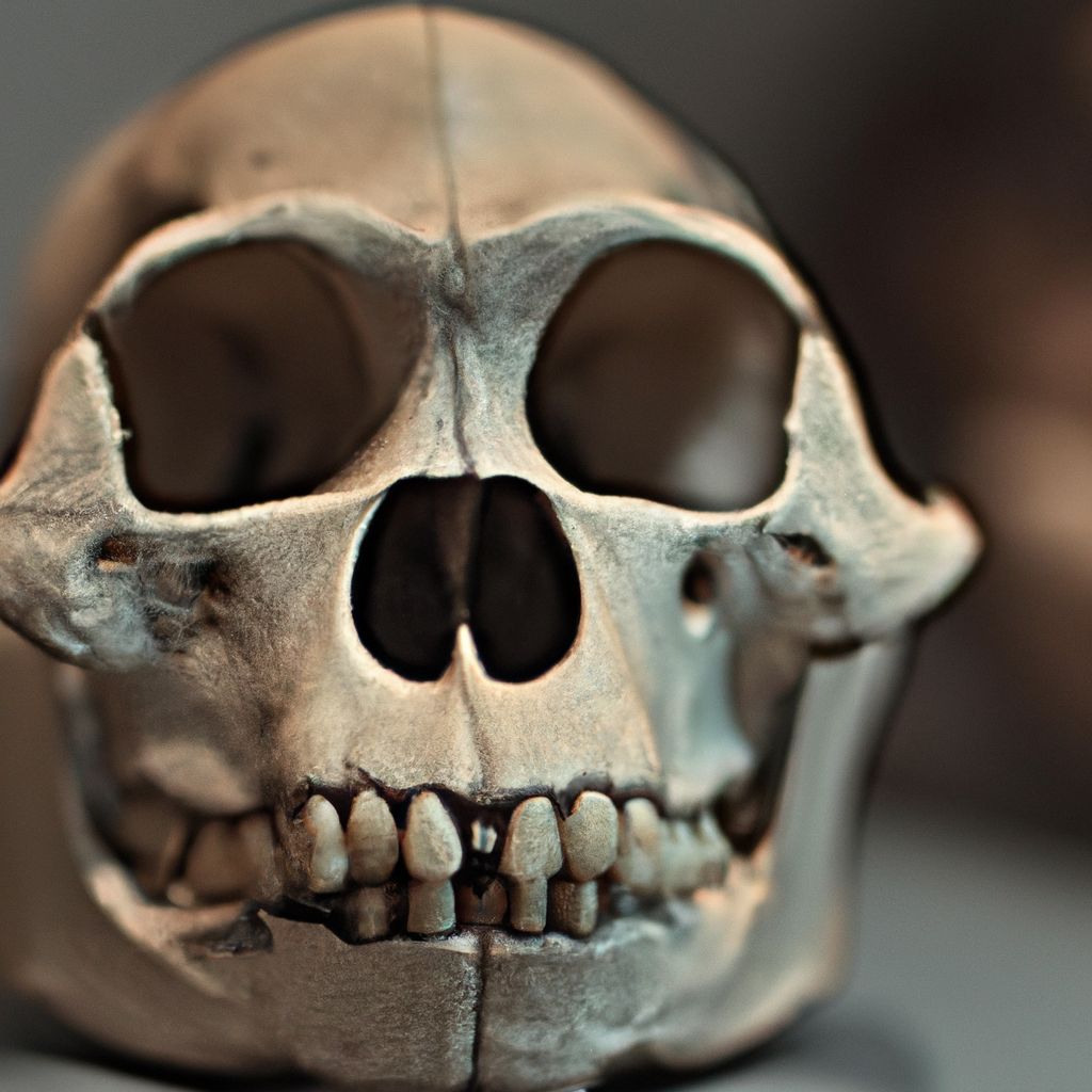 Gorilla Skull vs Human Skull