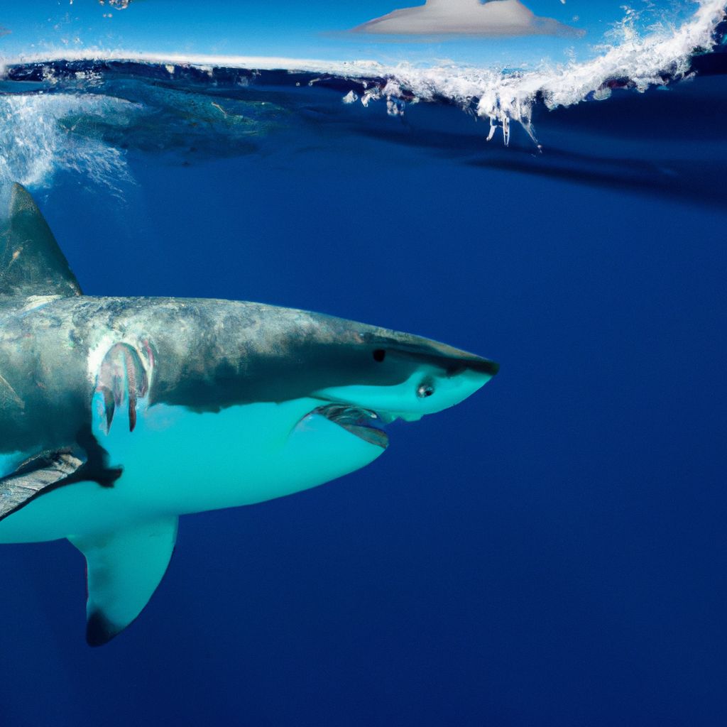 Grande Tubarão Branco na Nova Zelândia