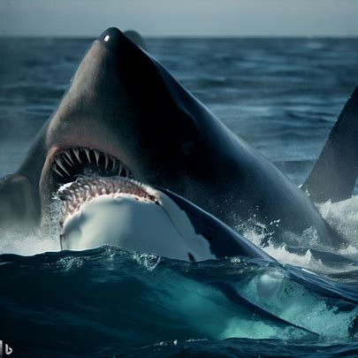 Marele rechin alb vs balena cu cocoașă