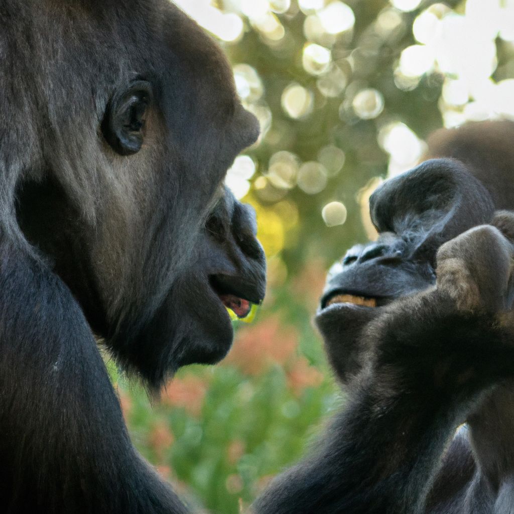 Защо горилите се хапят взаимно