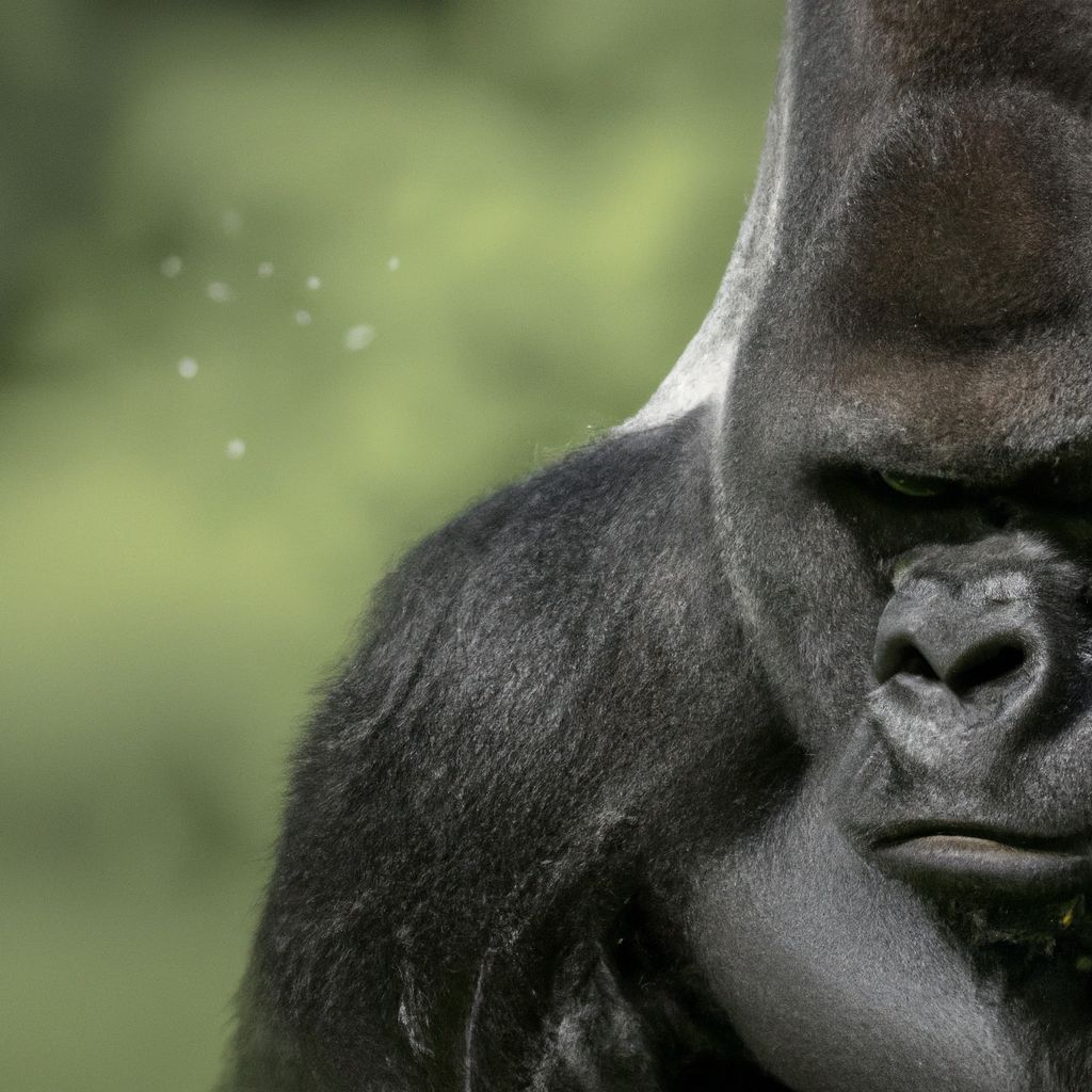 Warum haben Gorillas Reißzähne?